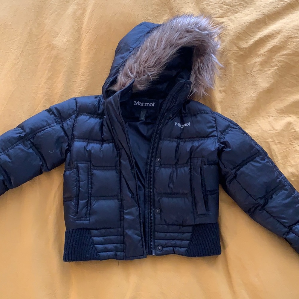 Girl’s marmot down puff jacket